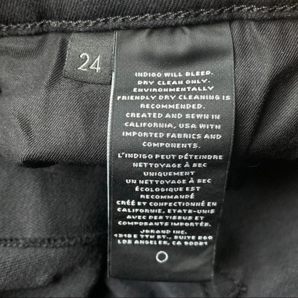 J brand Alana Black Adorned High Rise Cropped Skinny - Picture 14 of 15